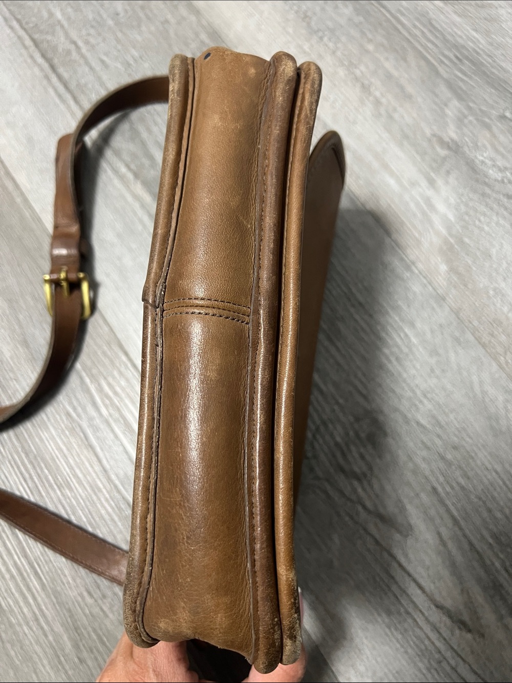 vintage Coach City bag, likely from the 1980s or 1990s/ leather - Picture 6 of 15